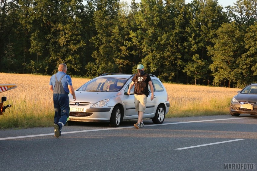 Akcja CBŚP na obwodnicy Opola.