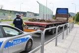 Wałbrzych: Byłe Rondo Tesco zablokowane przez ciężarówkę. Uwaga na utrudnienia! [ZDJĘCIA]