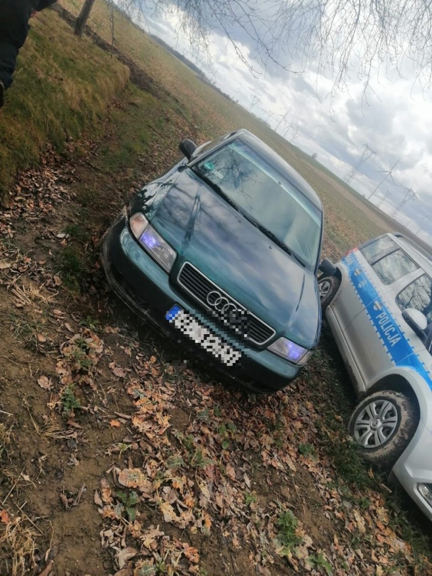 Policjanci ruszyli w pościg za mężczyzną w Zgorzelcu, który jechał bez prawka, pod wpływem narkotyków i z pękniętą przednią szybą