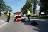 Wypadek motocyklistów w Zabrzu. Dwa motocykle zderzyły się na 3 Maja [ZDJĘCIA]