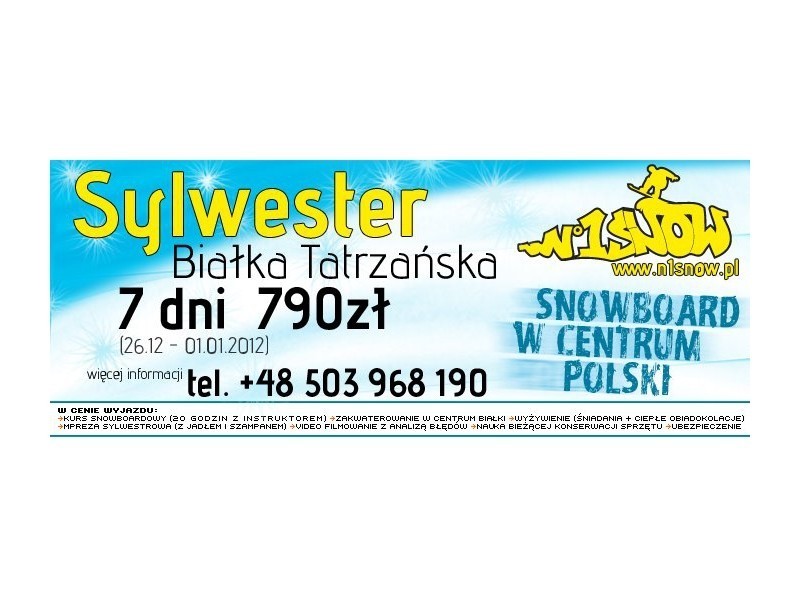 Sylwester w południowej Polsce