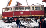 Zabytkowe bielskie tramwaje stoją już w Muzeum Motoryzacji