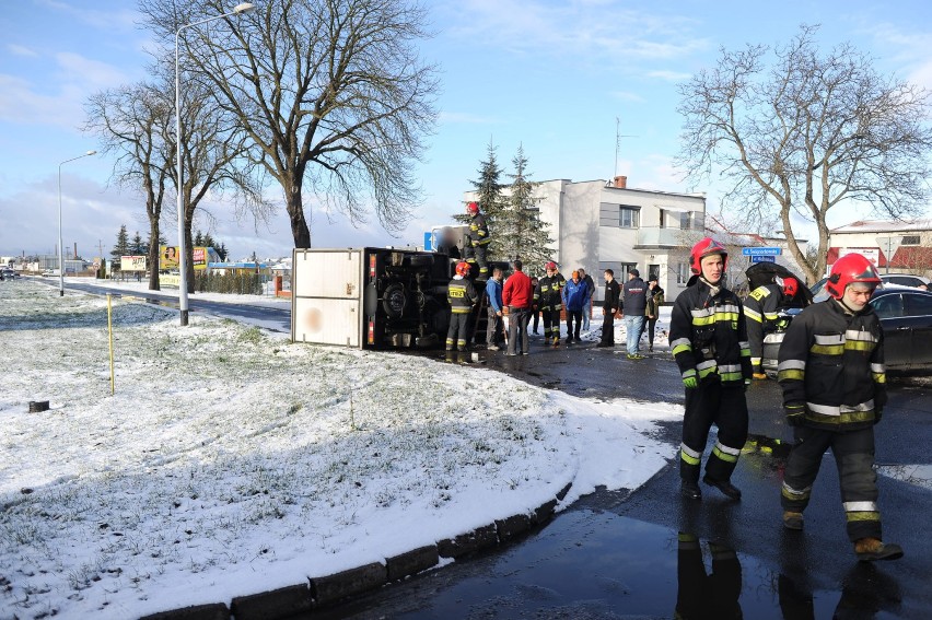 Wypadek na Świeciechowskiej w Lesznie