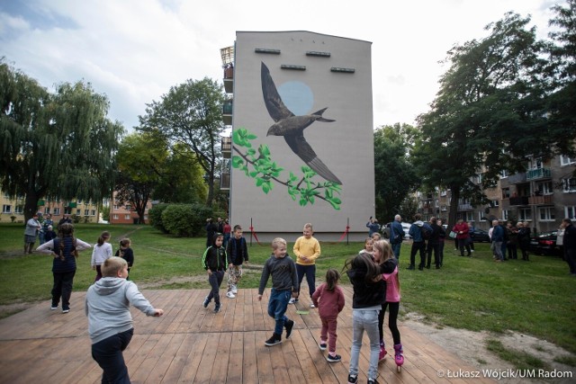 Nowy mural na osiedlu XV-lecia w Radomiu.