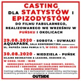 Agencja poszukuje osób, które chcą zagrać w filmie. Castingi w Suwałkach i gminie Puńsk  
