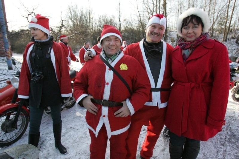 Mikołaje na motorach 2013 w Rudzie Śląskiej