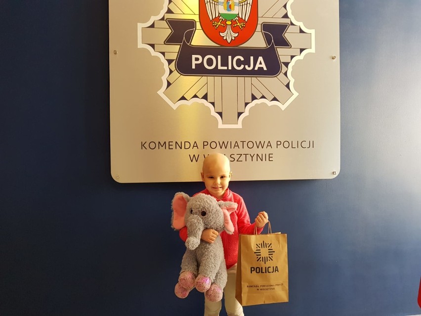 Niecodzienny gość w wolsztyńskiej komendzie policji