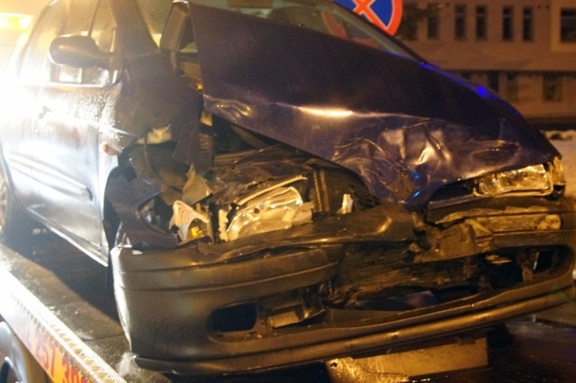 Zderzenie aut na skrzyżowaniu Pułaskiego i Ułańskiej w Kaliszu