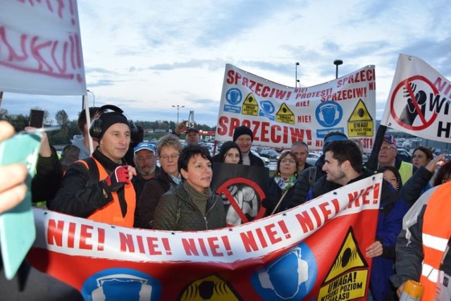 Protest mieszkańców na początku października