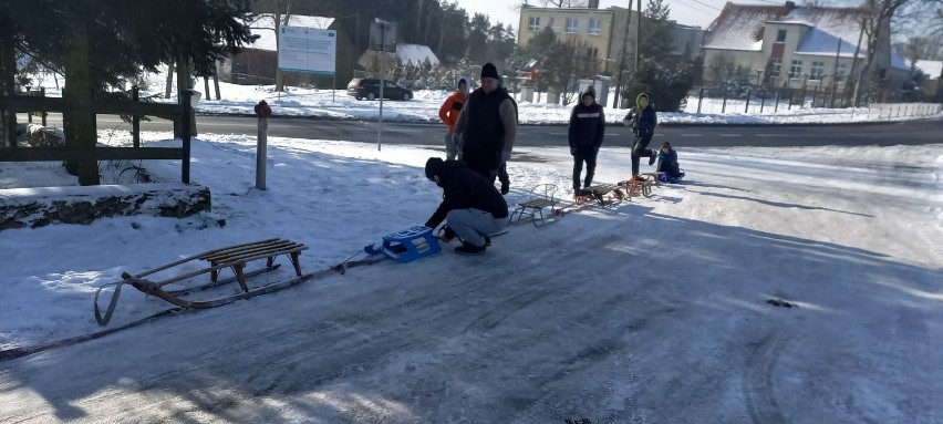 Obecna zima to doskonały czas na kulig - w Górznej się udał