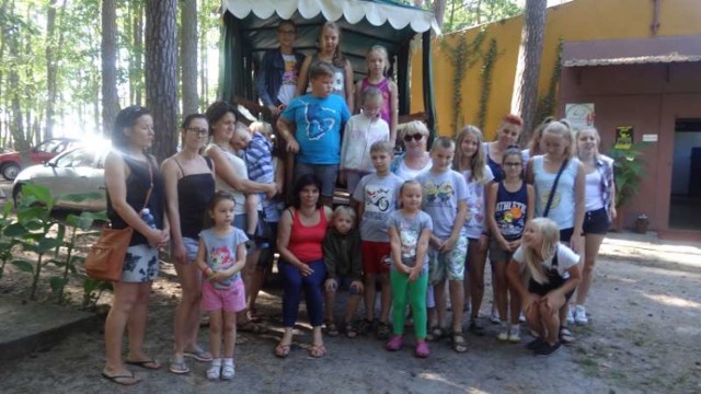 Piknik żeglarski Stowarzyszenia Przyjaciół Dzieci i Młodzieży z Cukrzycą w Gołuchowie