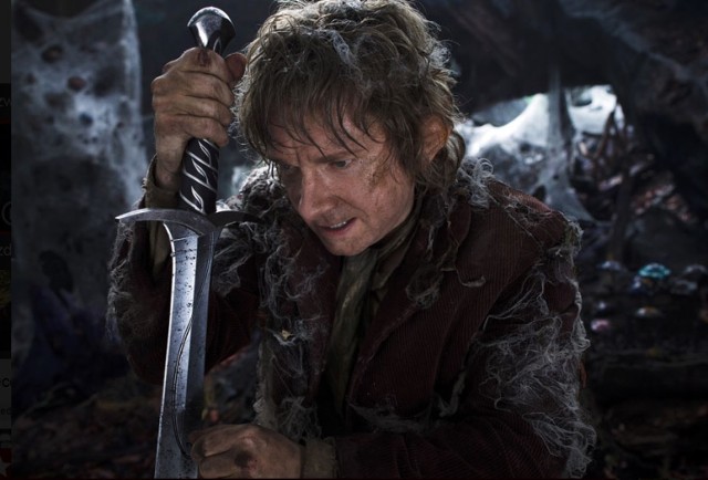 Kadr z filmu "Hobbit"