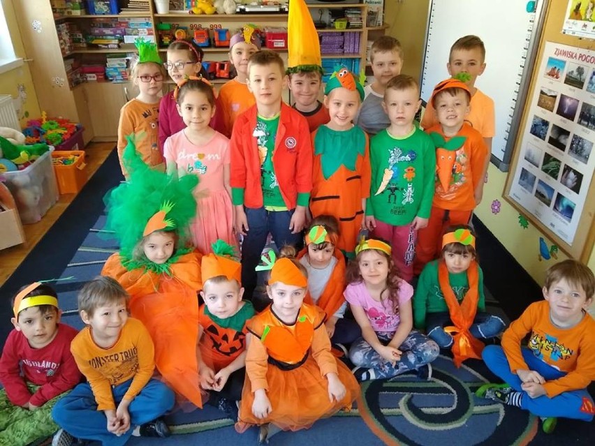 Przedszkole "Bajka" w Rumi obchodziło Dzień marchewki ZDJĘCIA