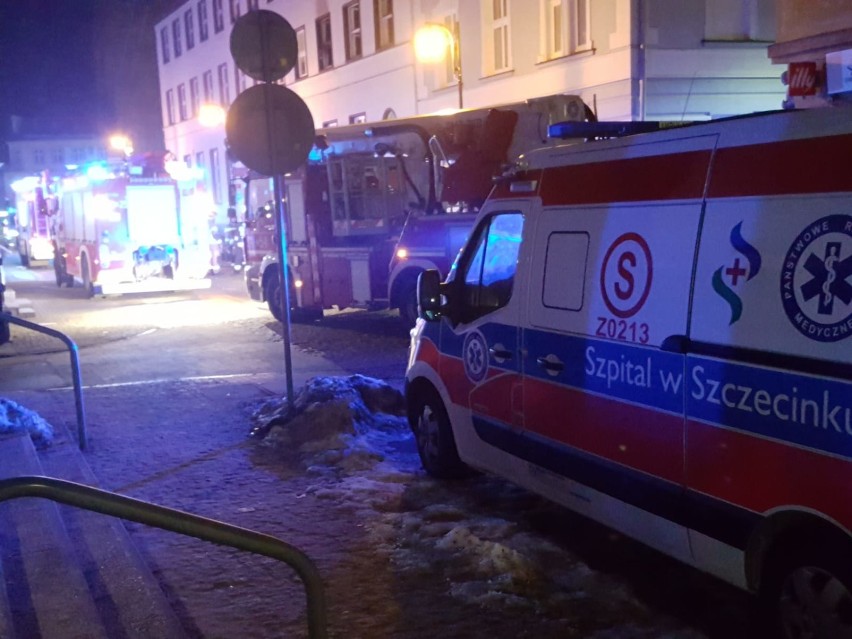 Tragiczny pożar w Szczecinku. W ogniu zginął mężczyzna [zdjęcia]