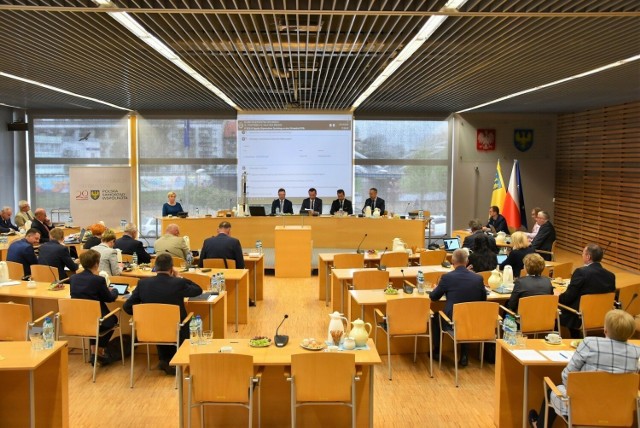 W obecnej kadencji sejmiku (2018-2024) PO posiada 13 mandatów, PiS - 10, Mniejszość Niemiecka - 5, a PSL - 2.