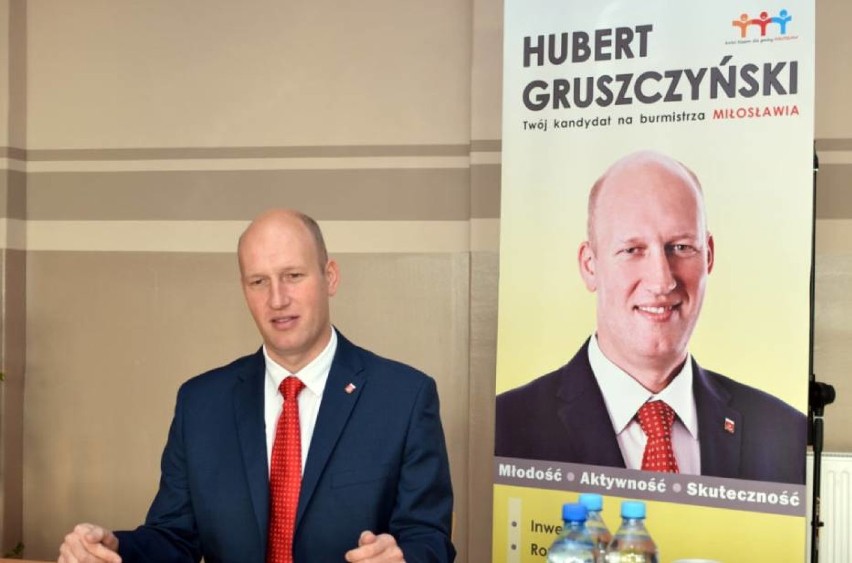 Przewodniczący rady - Hubert Gruszczyński wygrał wybory w...