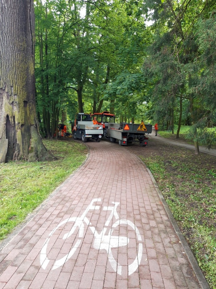 Remonty ścieżek rowerowych i chodników idą pełną parą