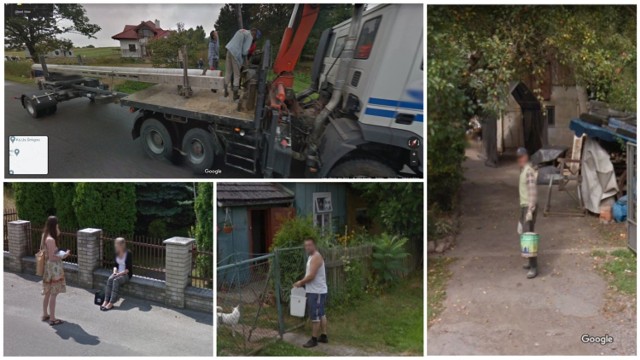 Oto, kogo "przyłapały" kamery Google Street View w podtarnowskich miejscowościach