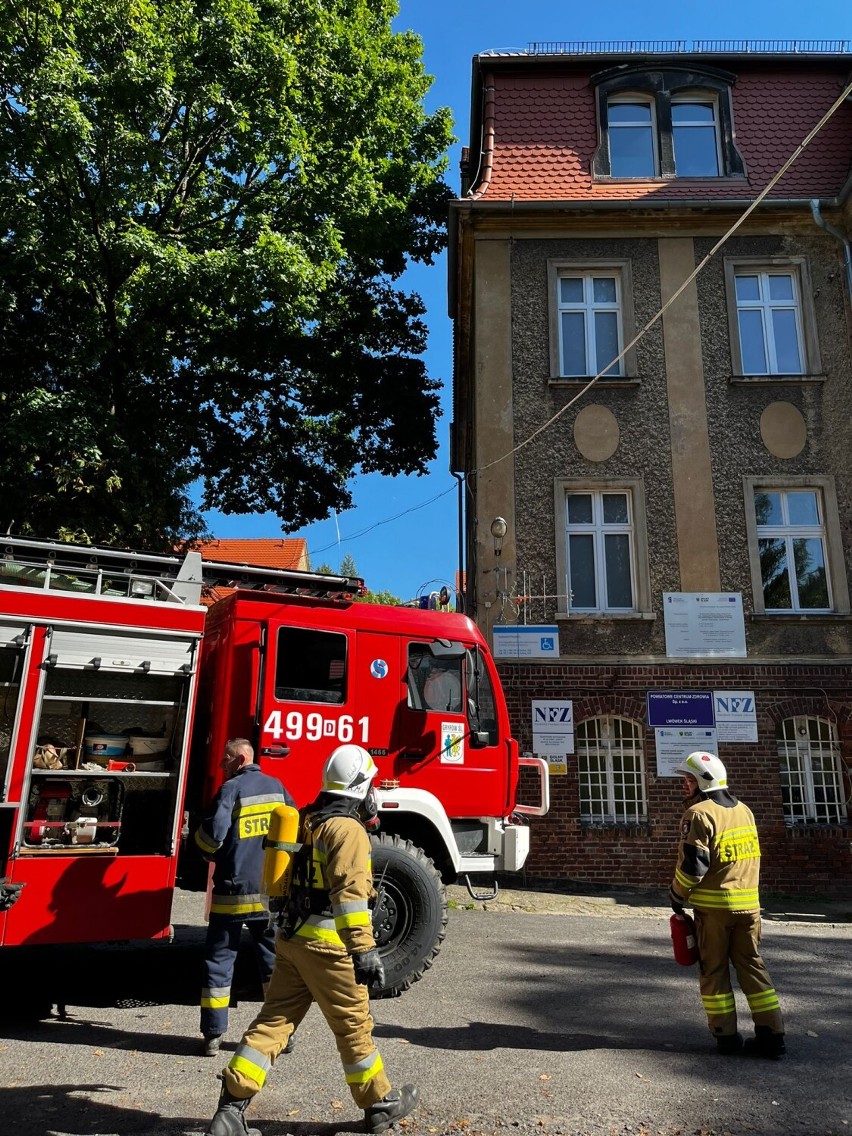 Pożar w szpitalu w Gryfowie Śląskim. Na ratunek jeszcze...