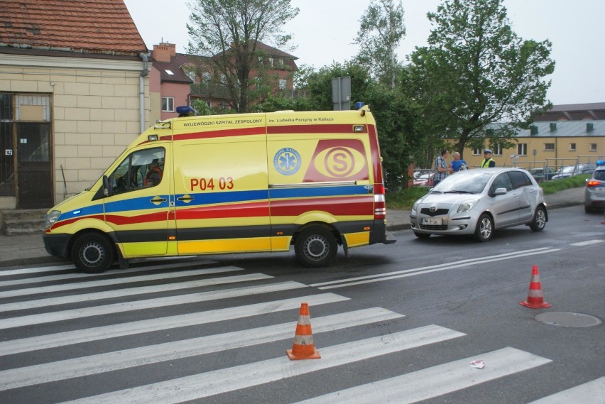 Motocyklista został potrącony na ulicy Stawiszyńskiej w...