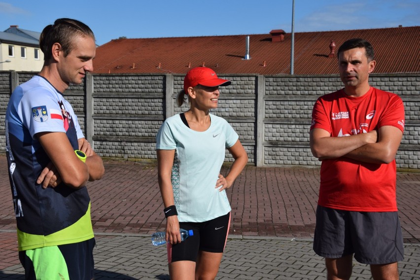 Świebodzińscy biegacze na sobotnim  treningu
