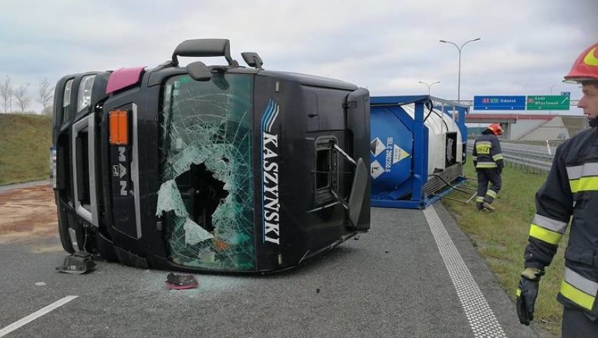 Wypadek na autostradzie A1, na wysokości miejscowości...