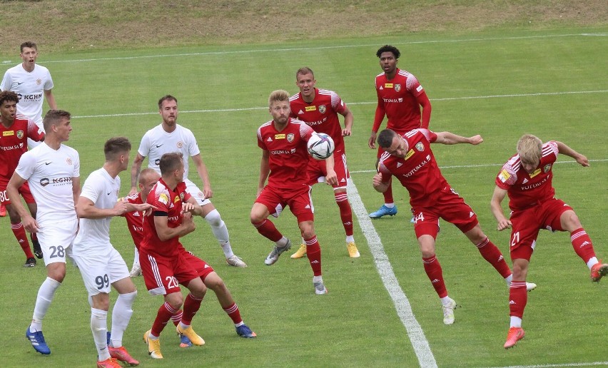 Miedź Legnica zremisowała w sparingu z Zagłębiem Lubin, zobaczcie zdjęcia