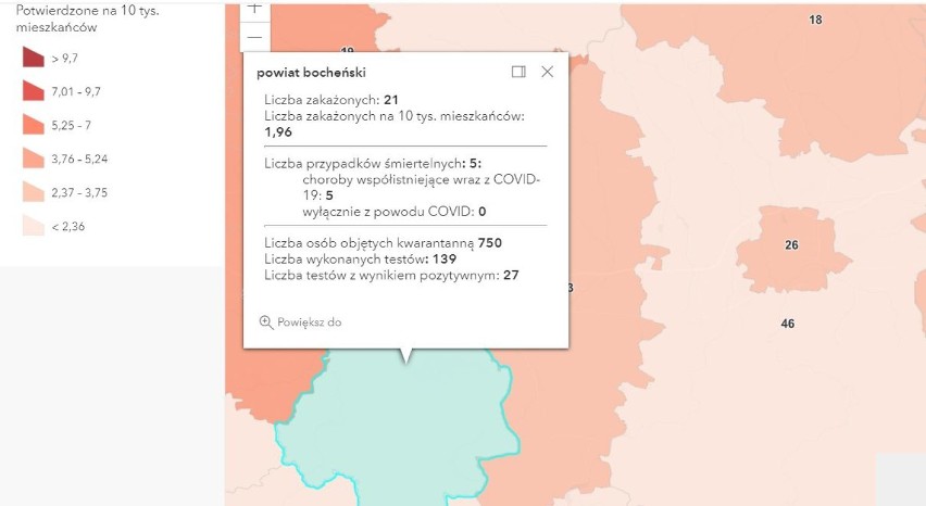 Koronawirus. Spada liczba nowych zakażeń w Tarnowie oraz powiatach: tarnowskim, bocheńskim, brzeskim i dąbrowskim [AKTUALIZACJA 22.04]