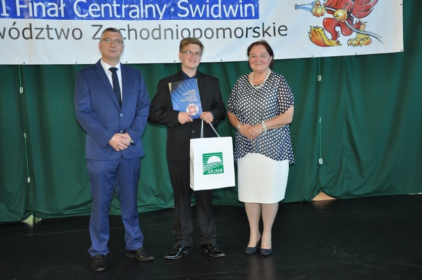 Marek Regdosz na podium w Świdwnie