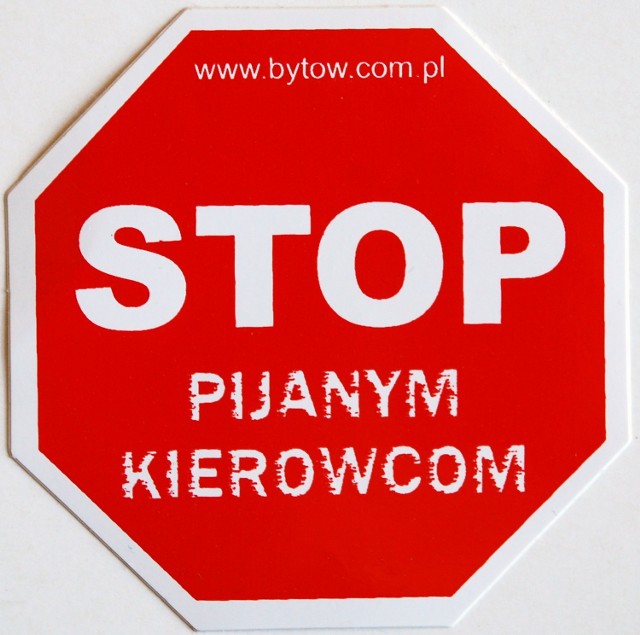 Logo akcji "Stop pijanym kierowcom"