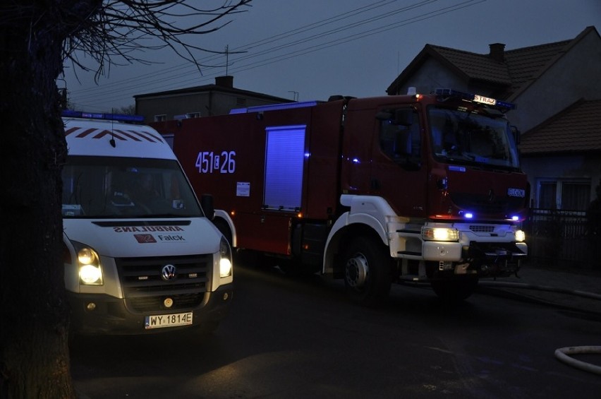 Pożar w Łowiczu. Stracił dom i zdrowie (FOTO)