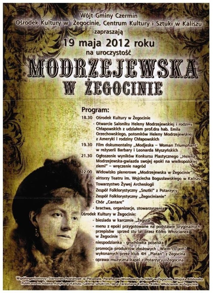 Helena Modrzejewska w Żegocinie