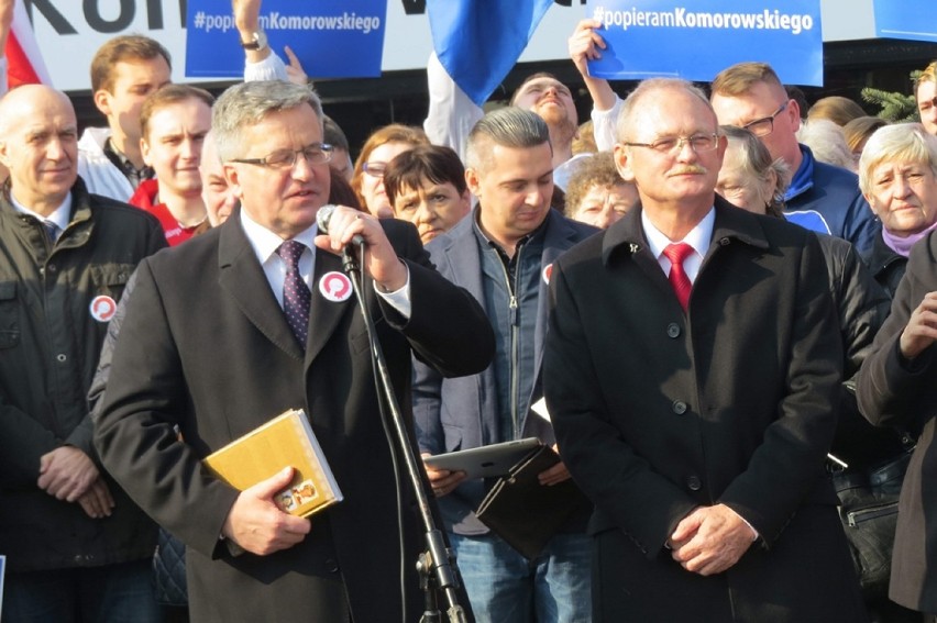 Prezydent Bronisław Komorowski w Aleksandrowie Kujawskim...