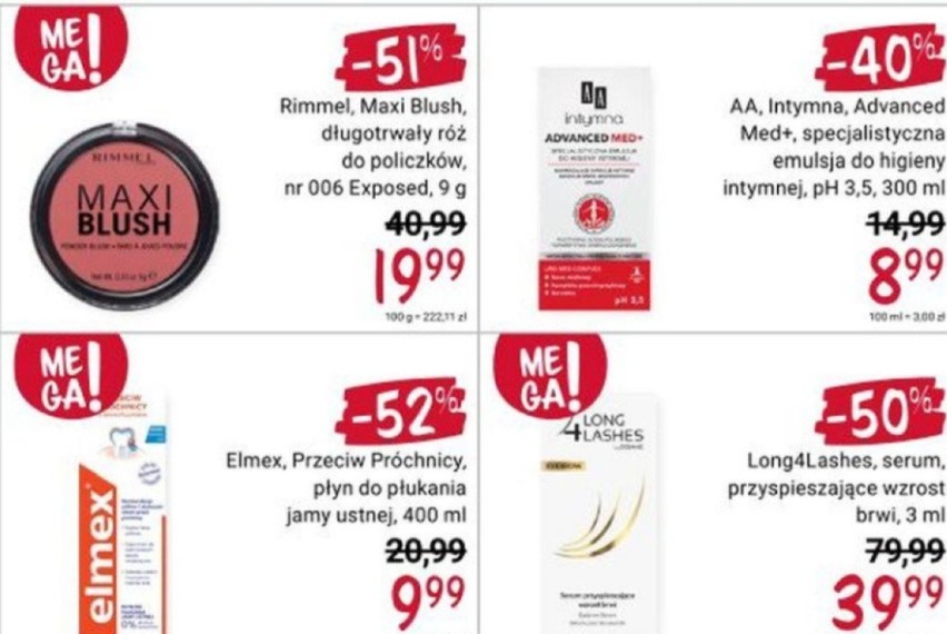 Rossmann, Hebe, Sephora i inne drogerie - promocje. Zobacz, co można kupić taniej