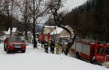 Homrzyska. Pożar sadzy w kominie. Akcja gaśnicza trwała ponad dwie godziny [ZDJĘCIA]