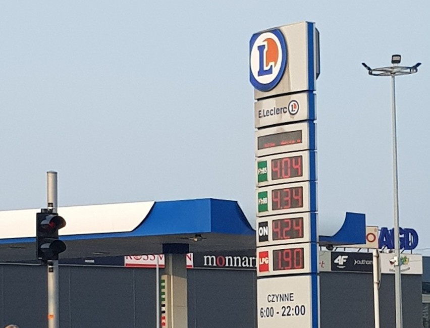 Ceny paliw w Rzeszowie. Czwartek, godziny wieczorne.