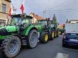 Rolnicy odwołali blokadę drogi  ekspresowej S5 pod Lesznem w Kaczkowie 4 kwietnia 2024