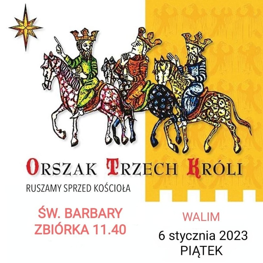 Weekend 6 - 8 stycznia w Wałbrzychu i okolicy. Będa Orszaki Trzech Króli i wiele innych wydarzeń!