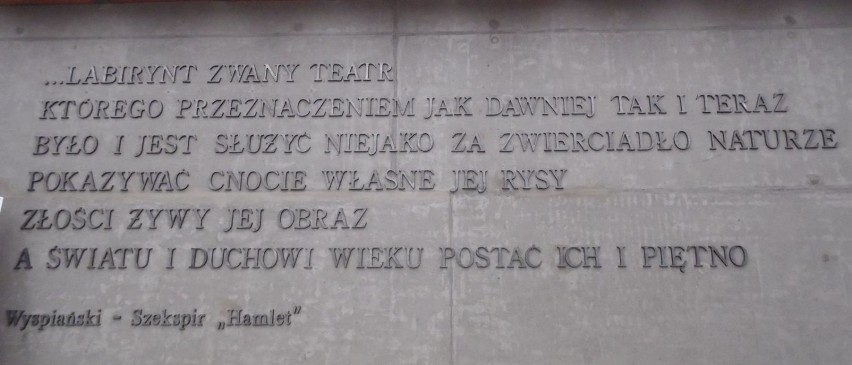 Motto Teatru Polskiego w Warszawie