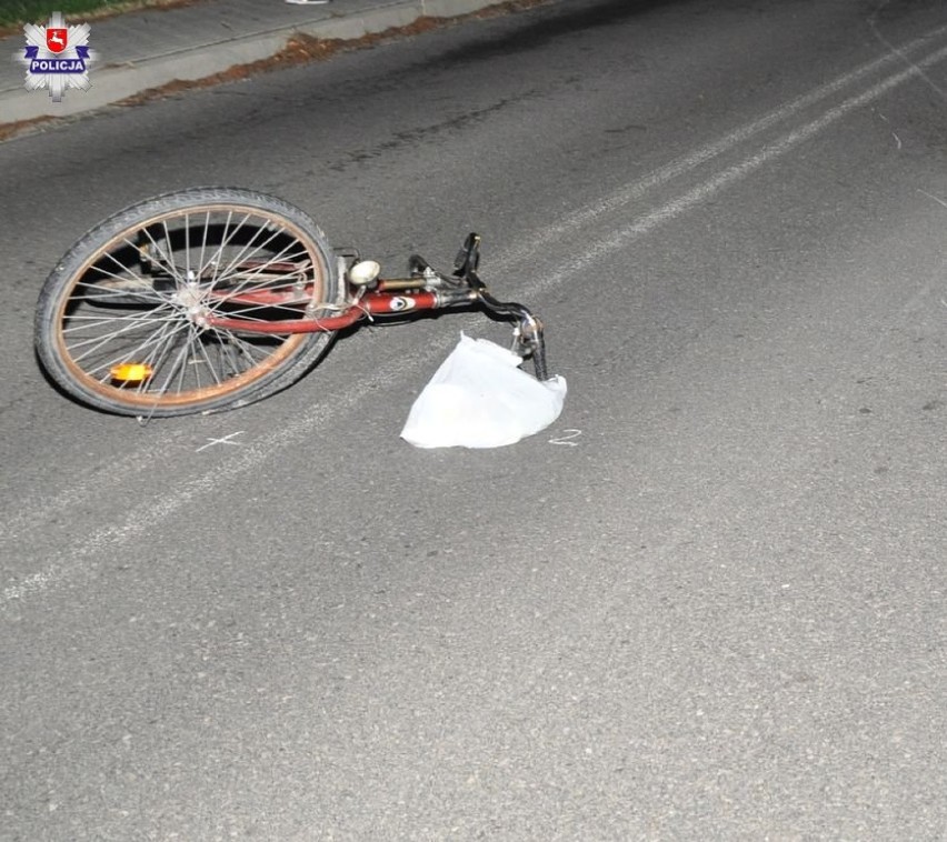 Wypadek w Kiełczewicach Górnych. Rowerzysta poniósł śmierć na miejscu