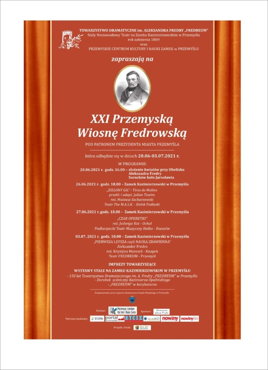 Do 3 lipca potrwa XXI Przemyska Wiosna Fredrowska.