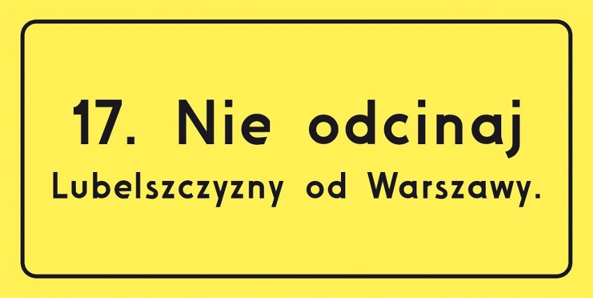 Akcja w Warszawie: billboardy w obronie naszej ekspresówki