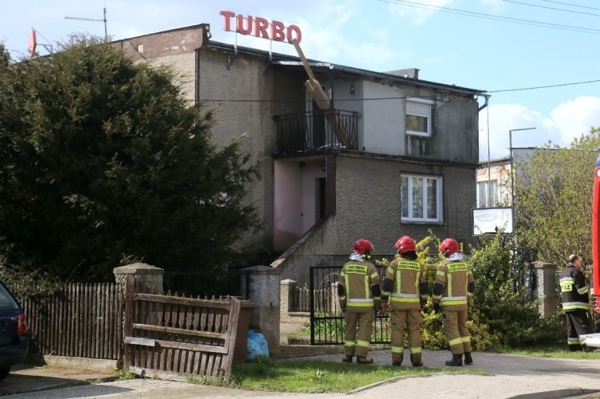 Pożar budynku w miejscowości Borowa pod Wrocławiem