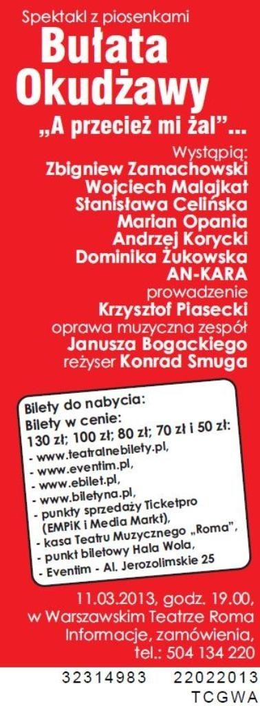 &quot;A przecież mi żal&quot;: Spektakl z piosenkami Bułata Okudżawy w Teatrze Muzycznym Roma