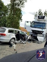 Tragiczny wypadek w Zajączkowie! Kobieta nie żyje, ciężko ranne dziecko