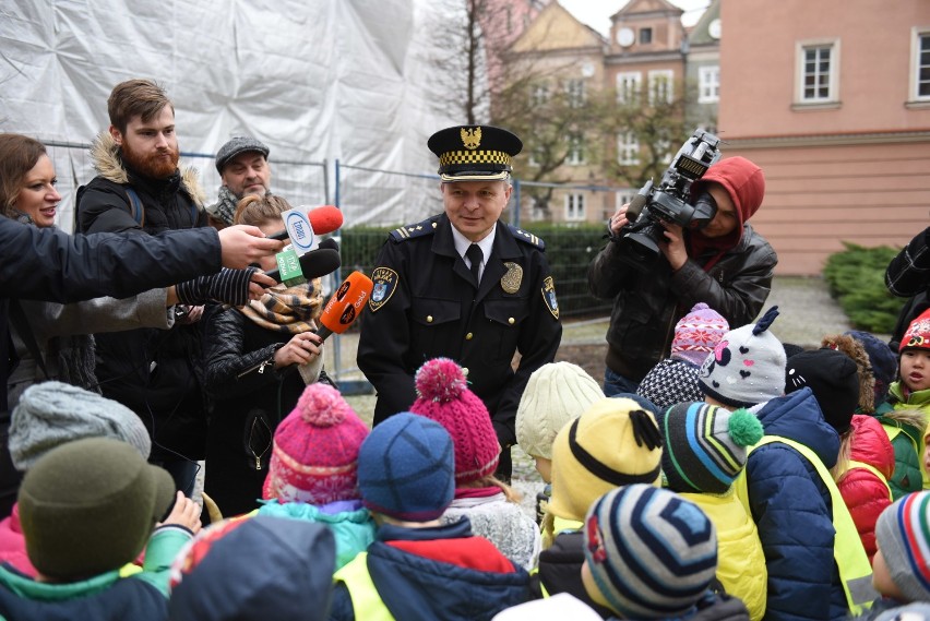 Poznańskie koziołki w świątecznych ubrankach