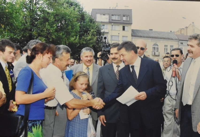 Gorlice, 2000 rok, wizyta Mariana Krzaklewskiego, wówczas...
