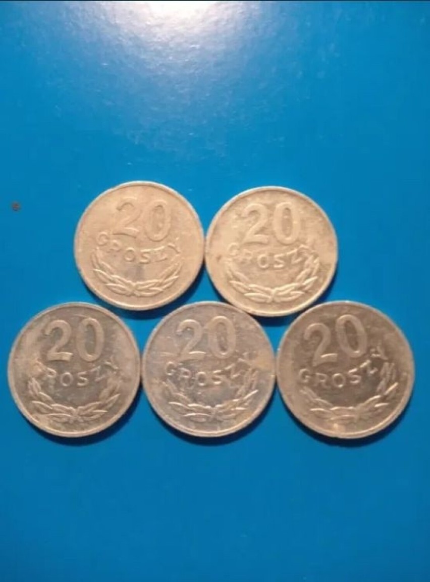 Monety PRL u zestaw 20 gr z lat 77-81
