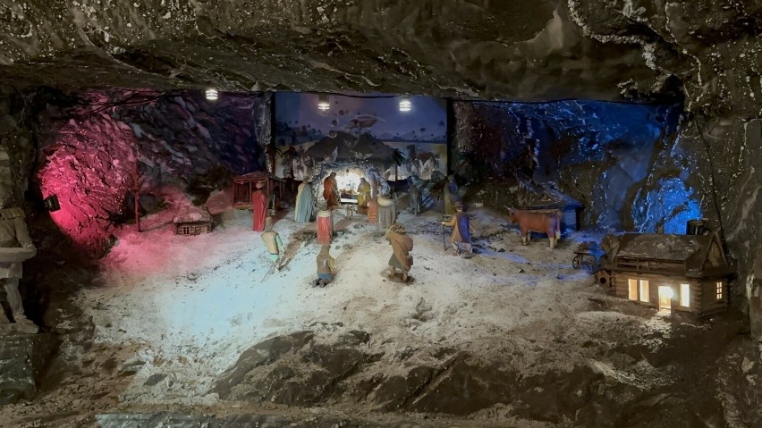 Szopka betlejemska w bocheńskiej kopalni soli