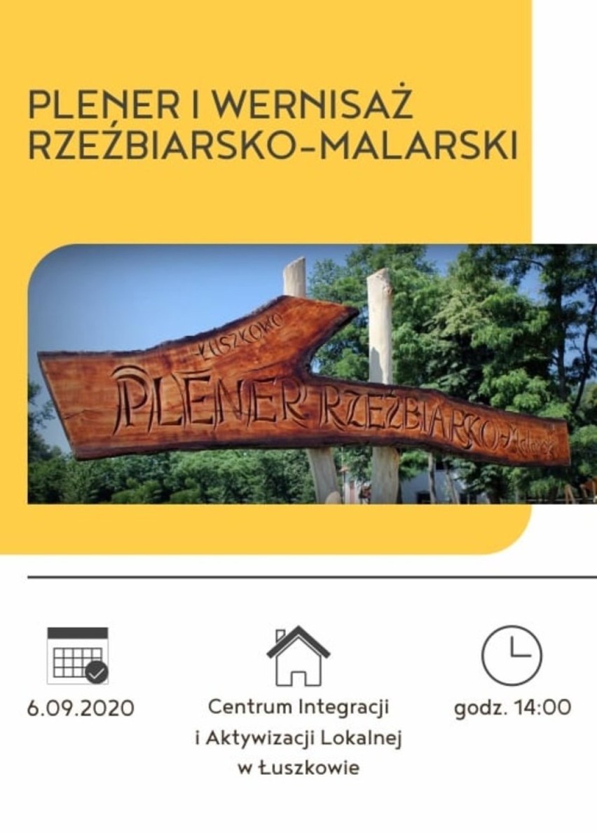 Plener malarsko-rzeźbiarski w Łuszkowie w gminie Krzywiń